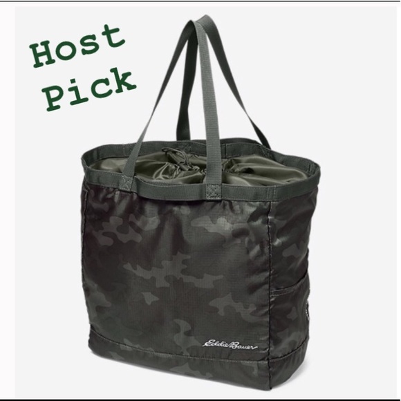 Eddie Bauer Handbags - ✨ HP ✨Eddie Bauer Stowaway Packable 25L Cinch Tote